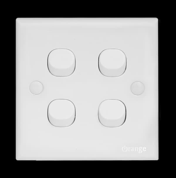 4 Gang 1 Way Switch