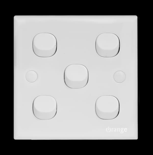 5 Gang 1 Way Switch
