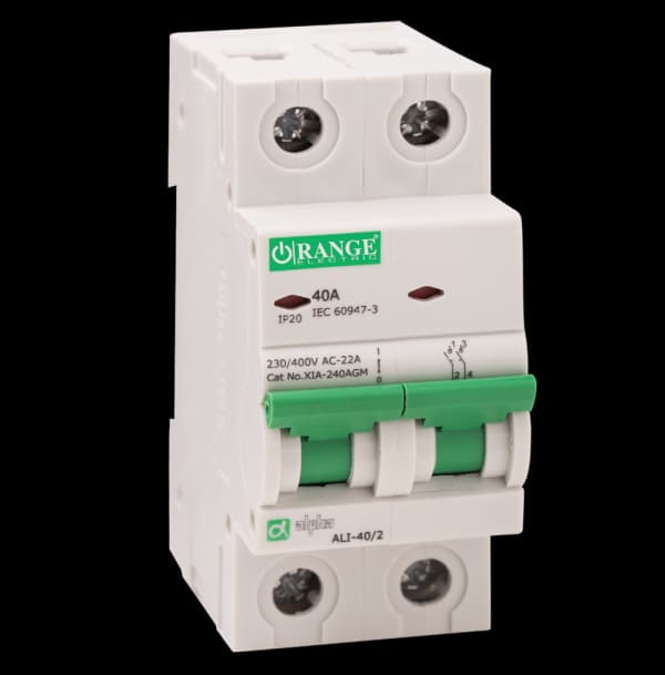 2 Pole 40A Isolator (Alpha)